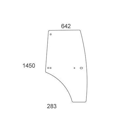 Vitre de porte complète UNIVERSEL VA431585N