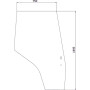 Vitre de porte droite UNIVERSEL 3804658M1N