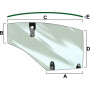 Vitre de porte gauche VAPORMATIC VPM7362