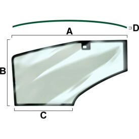 Vitre de porte gauche VAPORMATIC VPM7340