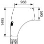 Vitre de porte gauche UNIVERSEL 4218159M3N