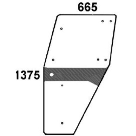 Vitre de porte gauche UNIVERSEL 04358527N