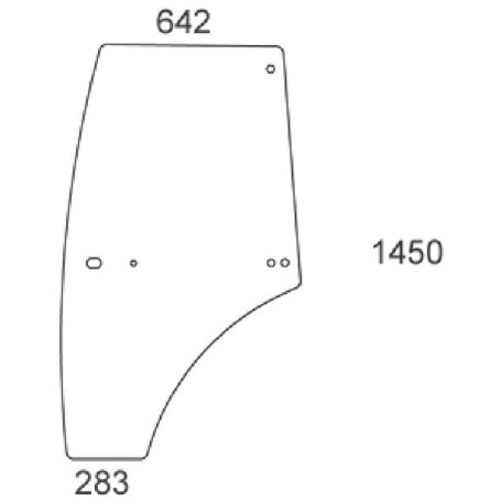 Vitre de porte gauche UNIVERSEL VA431589N