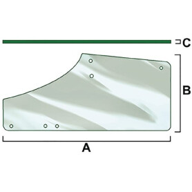 Vitre de porte gauche VAPORMATIC VPM7368