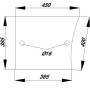 Vitre de porte UNIVERSEL D8055
