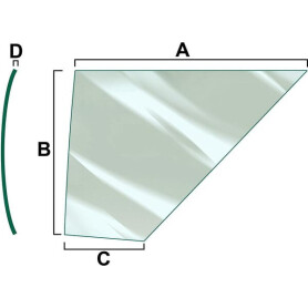 Vitre de porte VAPORMATIC VPM7411