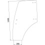 Vitre de porte UNIVERSEL 3203411N