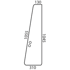 Vitre de porte UNIVERSEL D6915