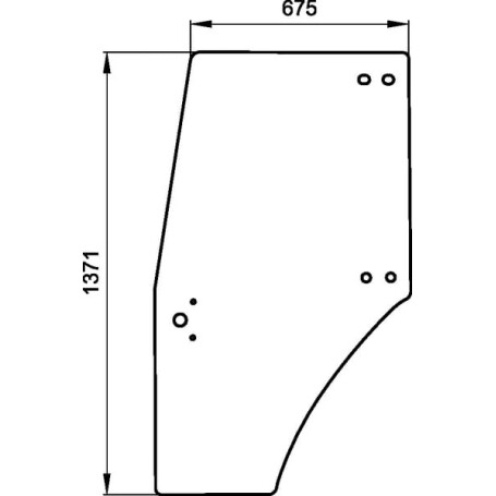 Vitre de porte UNIVERSEL 00097700050N