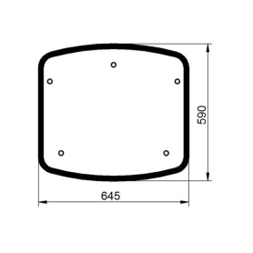 Vitre de toit UNIVERSEL 00111010020N