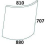 Vitre droite supérieure UNIVERSEL R50753N