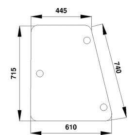 Vitre latérale UNIVERSEL D7093