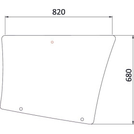 Vitre latérale UNIVERSEL 0011056990N