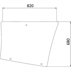 Vitre latérale UNIVERSEL 0011056980N