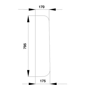 Vitre latérale CLAAS 7700669200