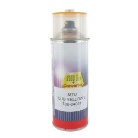 Bombe de peinture jaune MTD - CUB CADET 788-04021