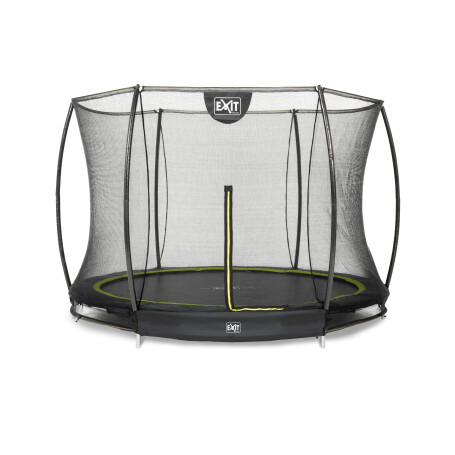 EXIT Trampoline Silhouette inground ø244cm avec filet de sécurité - noir