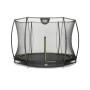 EXIT Trampoline Silhouette inground ø244cm avec filet de sécurité - noir