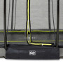 EXIT Trampoline Silhouette inground ø244cm avec filet de sécurité - noir