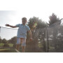 EXIT Trampoline Silhouette inground ø244cm avec filet de sécurité - noir