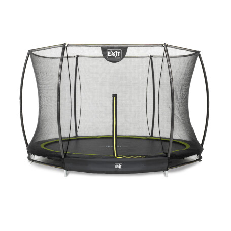 EXIT Trampoline Silhouette inground ø305cm avec filet de sécurité - noir