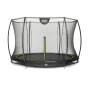 EXIT Trampoline Silhouette inground ø305cm avec filet de sécurité - noir