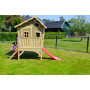 EXIT Crooky 300 cabane de jeu en bois - gris-beige