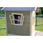 EXIT Crooky 300 cabane de jeu en bois - gris-beige
