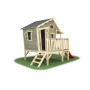 EXIT Crooky 350 cabane de jeu en bois - gris-beige