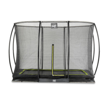 EXIT Trampoline Silhouette inground 214x305cm avec filet de sécurité - noir