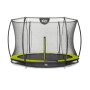 EXIT Trampoline Silhouette inground ø305cm avec filet de sécurité - vert
