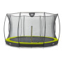 EXIT Trampoline Silhouette inground ø366cm avec filet de sécurité - vert