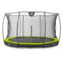 EXIT Trampoline Silhouette inground ø427cm avec filet de sécurité - vert