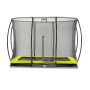 EXIT Trampoline Silhouette inground 214x305cm avec filet de sécurité - vert