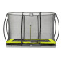 EXIT Trampoline Silhouette inground 244x366cm avec filet de sécurité - vert