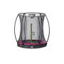 EXIT Trampoline Silhouette inground ø183cm avec filet de sécurité - rose