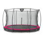 EXIT Trampoline Silhouette inground ø366cm avec filet de sécurité - rose