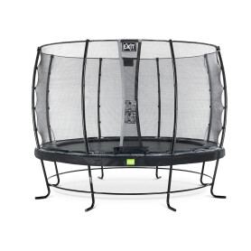 EXIT Trampoline Elegant ø366cm avec filet de sécurité Economy - noir