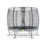 EXIT Trampoline Elegant ø253cm avec filet de sécurité Economy - gris