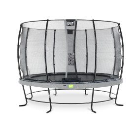 EXIT Trampoline Elegant ø366cm avec filet de sécurité Economy - gris