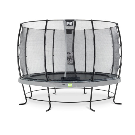 EXIT Trampoline Elegant ø427cm avec filet de sécurité Economy - gris