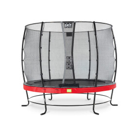 EXIT Trampoline Elegant ø305cm avec filet de sécurité Economy - rouge