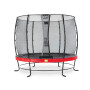 EXIT Trampoline Elegant ø305cm avec filet de sécurité Economy - rouge