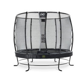 EXIT Trampoline Elegant Premium ø253cm avec filet de sécurité Deluxe - noir