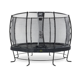 EXIT Trampoline Elegant Premium ø427cm avec filet de sécurité Deluxe - noir