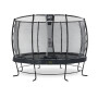 EXIT Trampoline Elegant Premium ø427cm avec filet de sécurité Deluxe - noir