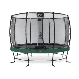 EXIT Trampoline Elegant Premium ø366cm avec filet de sécurité Deluxe - vert