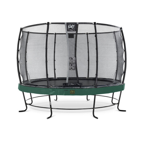 EXIT Trampoline Elegant Premium ø427cm avec filet de sécurité Deluxe - vert