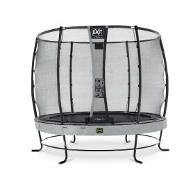 EXIT Trampoline Elegant Premium ø253cm avec filet de sécurité Deluxe - gris