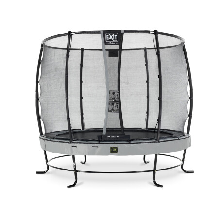 EXIT Trampoline Elegant Premium ø253cm avec filet de sécurité Deluxe - gris